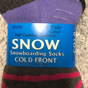 Snowboarding socks
